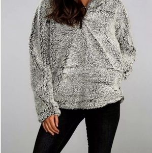 Thread and supply sherpa pullover